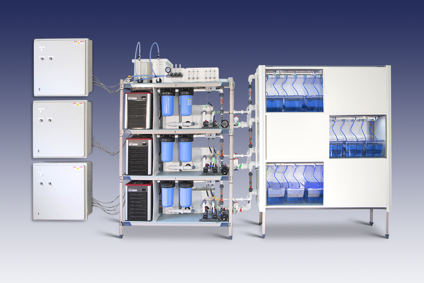 Multi-stressor Units, marine environmental systems, Multi-parameter research systems