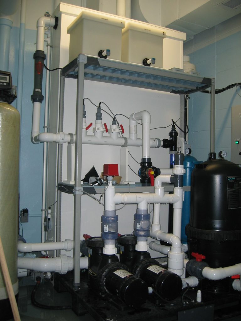 Dalhousie University Zebrafish unit Dalhousie University Central filtration system