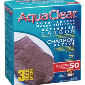 Charbon activé pour AquaClear 50/200, paquet de 3