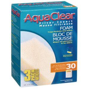 AquaClear 30 (3 Pack) Foam Filter Insert