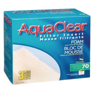 Cartouche filtrante en mousse AquaClear 70 (paquet de 3)