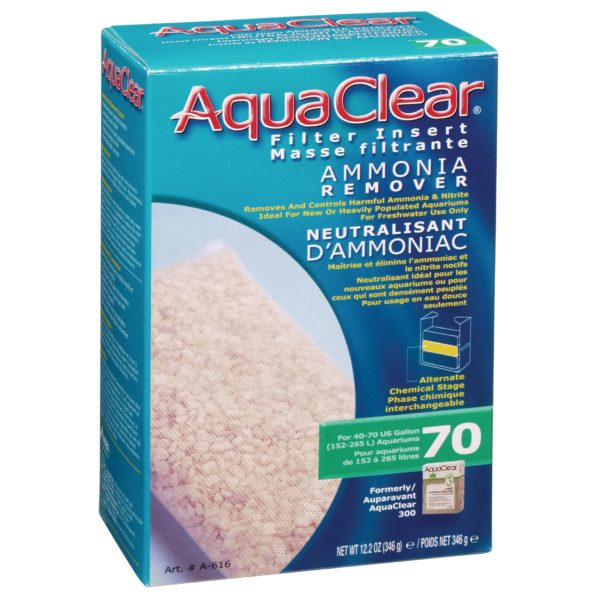 Masse filtrante neutralisant d'ammoniac AquaClear 70